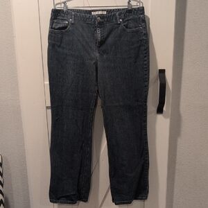 Geoffrey Beene Sport Blue Straight Leg Stretch Denim Jeans Classic Style Sz 14S